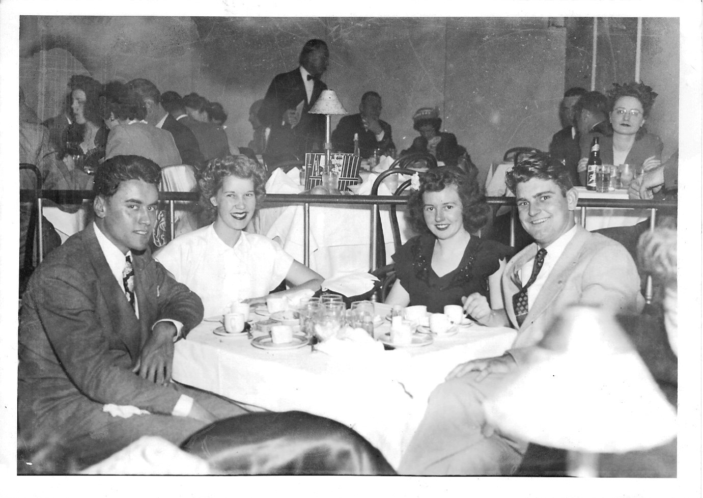 Jerry Aspinall and Fitzy 1946